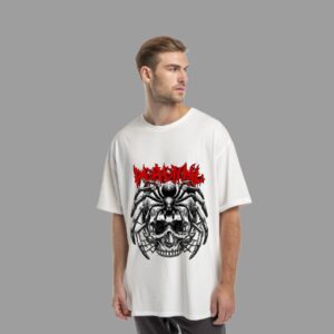 SKULL SPIDER OVERSIZED TEE
